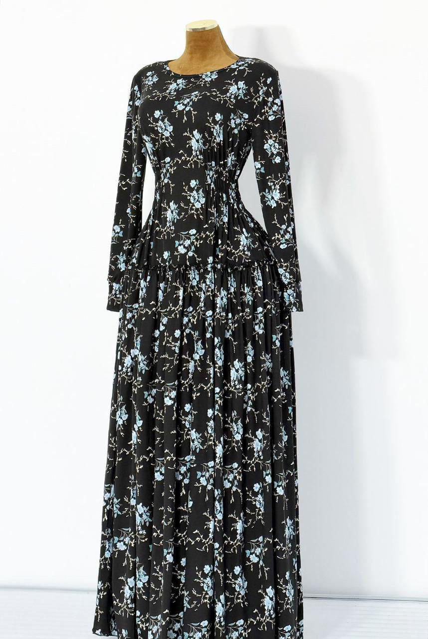 Robe Longue Dessin Blanc